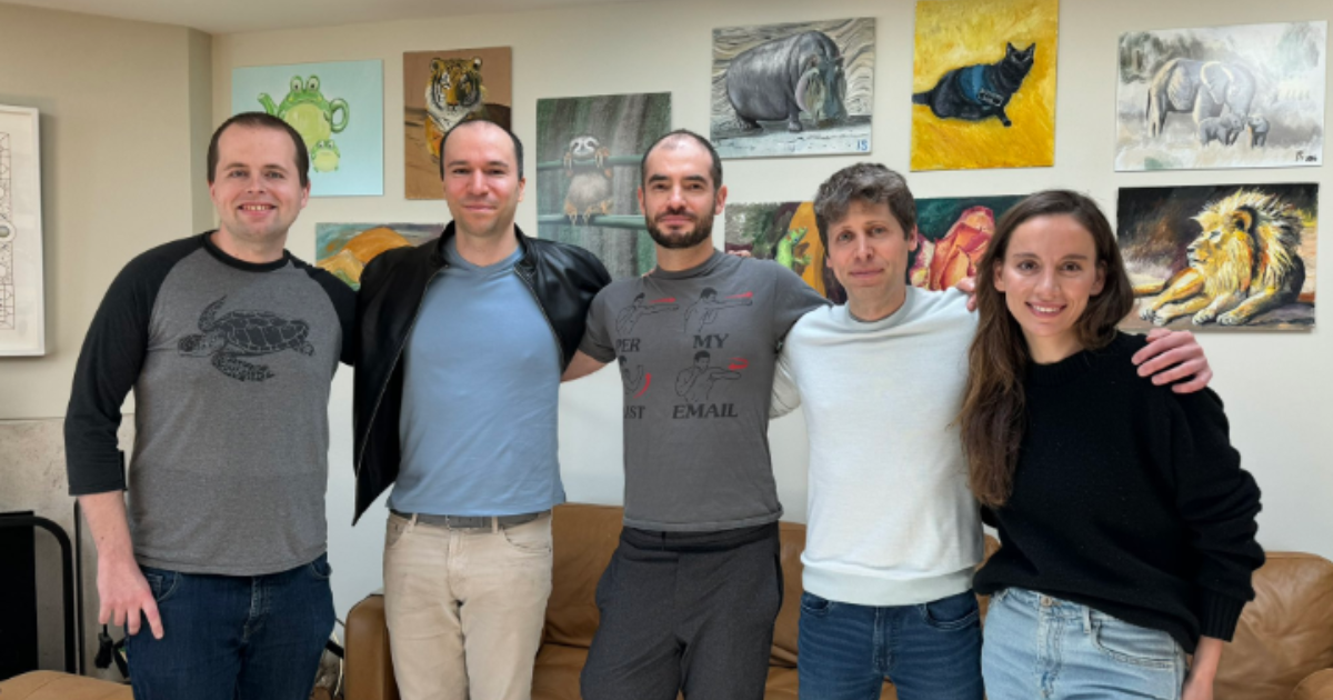 Photo of OpenAI Chief Scientist Ilya Sutskever, with friends