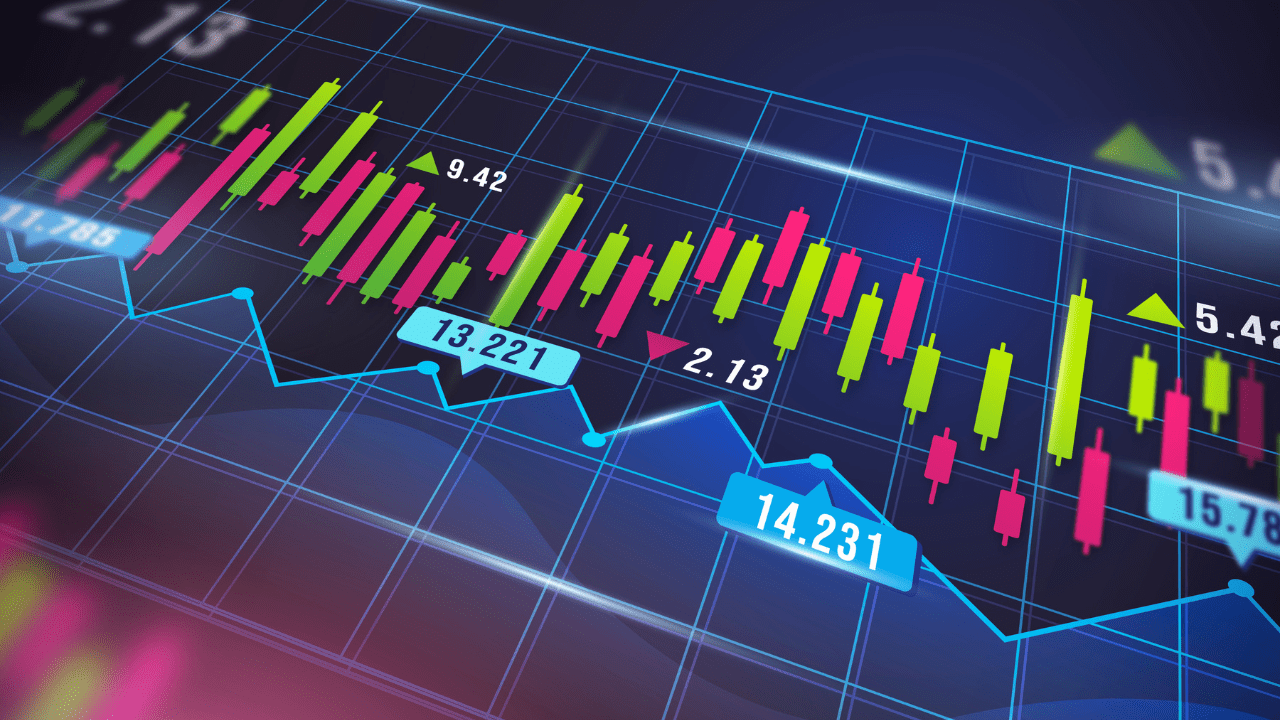 image of a stock trading chart