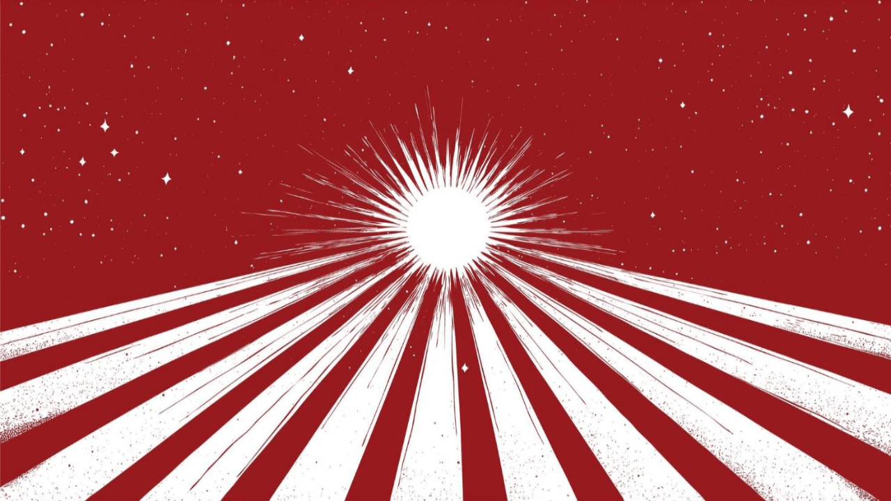 orb with red background