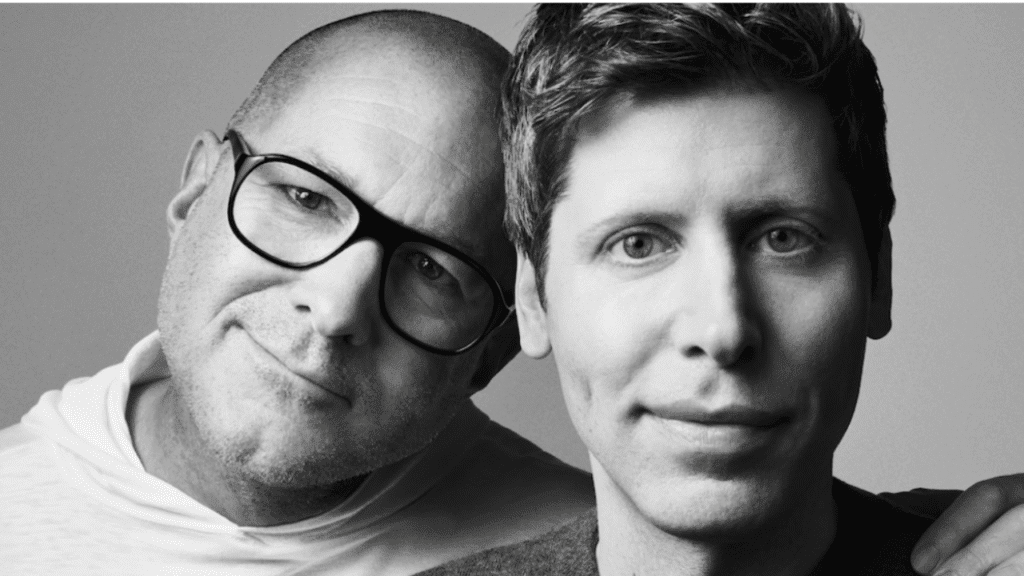 Jony Ive and Sam Altman