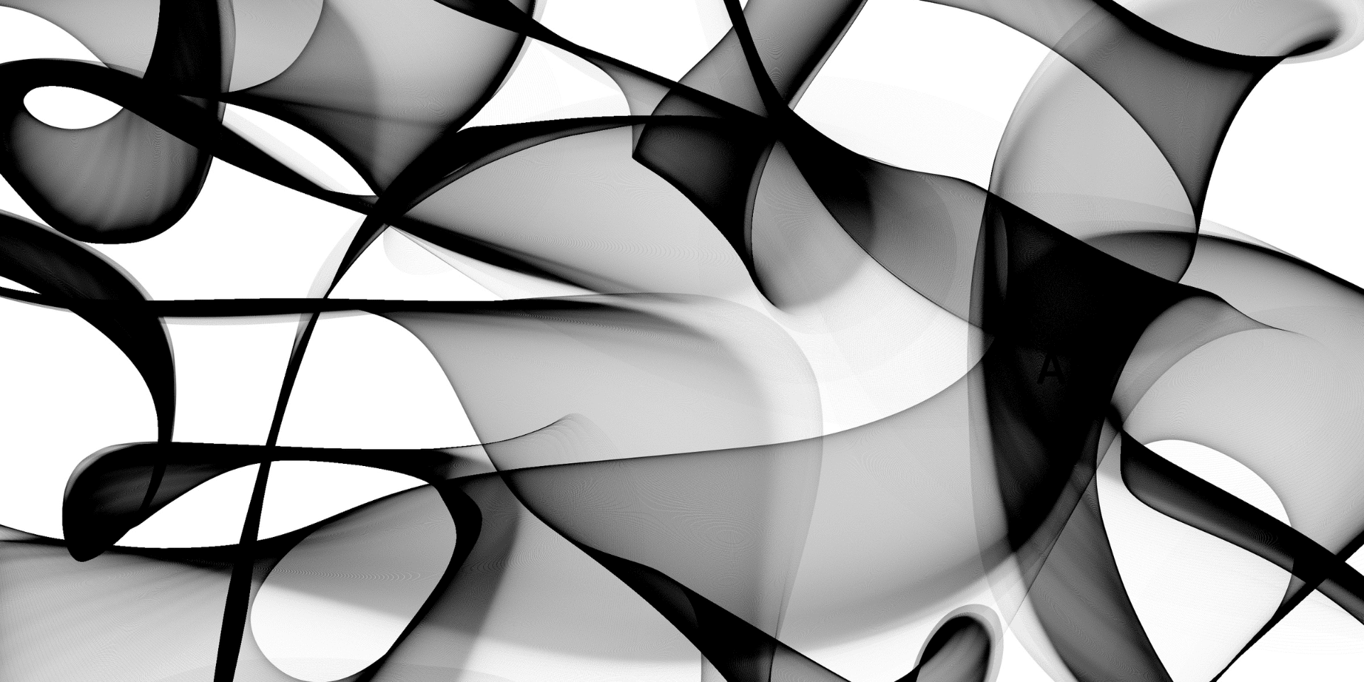 abstract black and white illustration