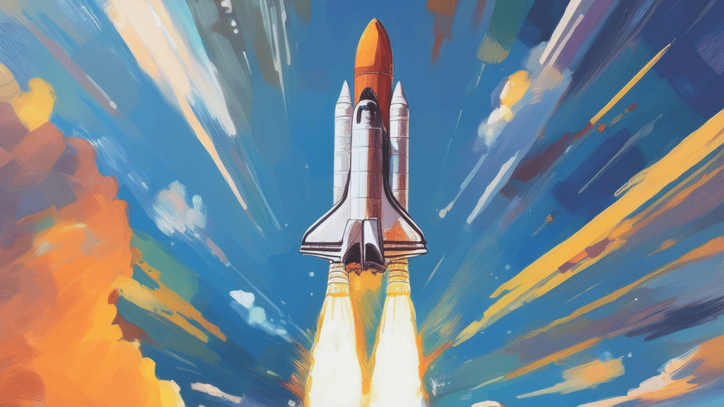 illustration of a rocket