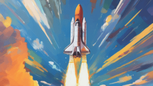 illustration of a rocket