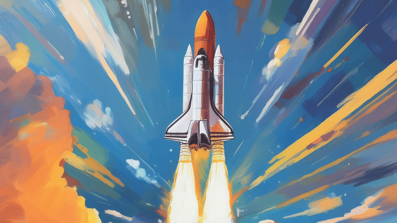 illustration of a rocket