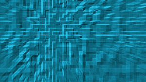 abstract background of blue cubes