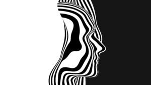 human profile abstract illustration