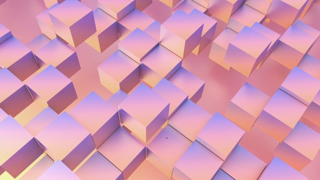 Illustration of cubes
