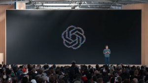 OpenAI CEO Sam Altman on stage